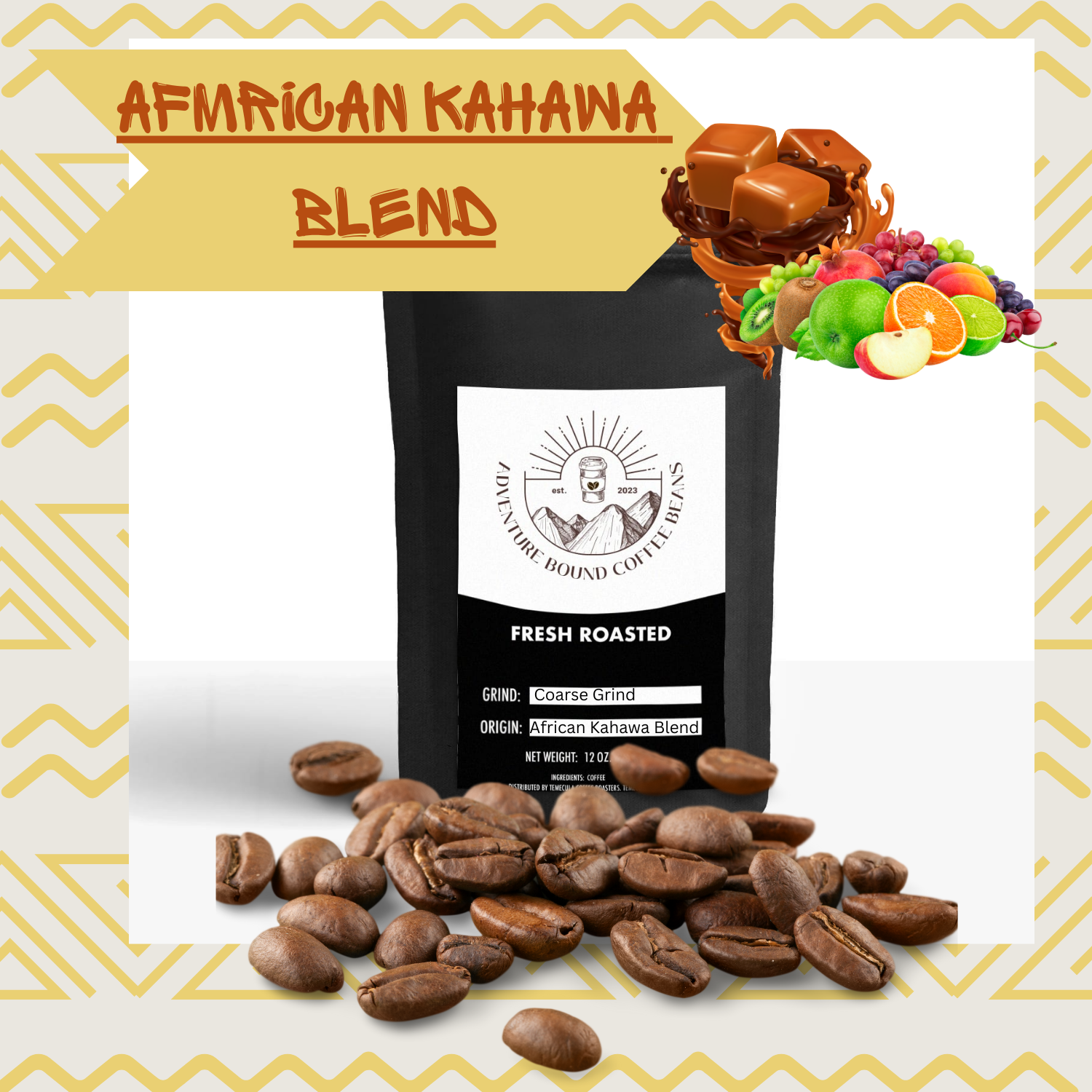 View of African Kahawa Blend – Adventure Bound Coffee Beans